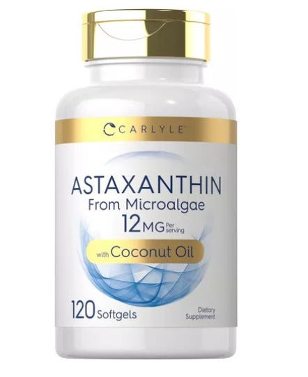 Astaxantina 12mg Carlyle 120 Cápsulas