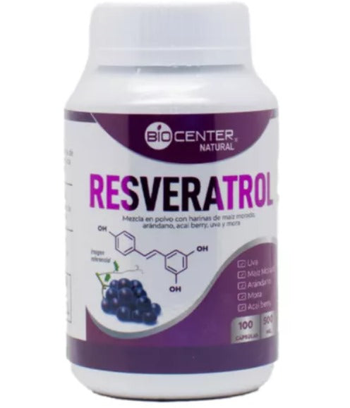 RESVERATROL BIOCENTER x 100 CAPS