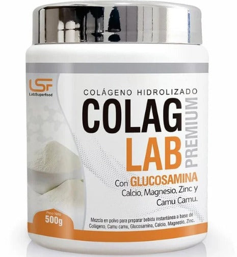 COLÁGENO HIDROLIZADO COLAGLAB 500GR NATURAL CON GLUCOSAMINA