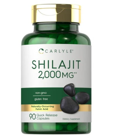 Carlyle Shilajit 2000mg , 90 cápsulas de liberación rápida