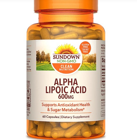 ALPHA LIPOIC ACID SUNDOWN NATURALS 600MG