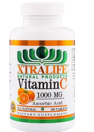 XTRALIFE Vitamina C de 1000mg.(100 tabletas)