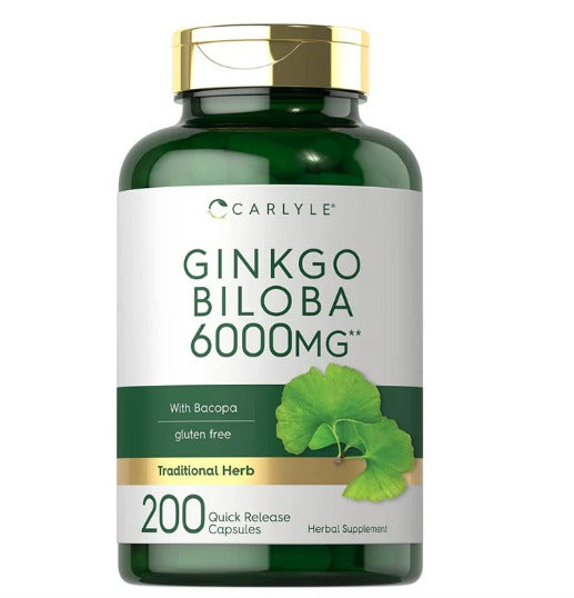 GINKGO BILOBA CARLYLE 6,000 MG 200 CAPSULAS