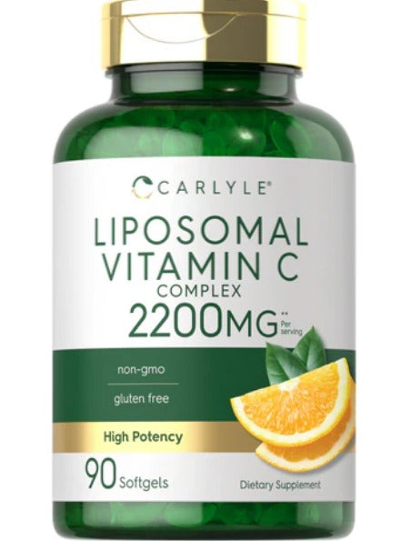 Vitamina C liposomal 2200 mg por ración | 90 cápsulas blandas